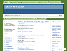 Tablet Screenshot of hernanmontecinos.com